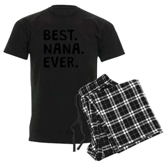CafePress - Best Nana Ever Pajamas - Men's Dark Loose Fit Cotton Pajama Set