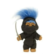 my lucky ninja troll doll - blue hair