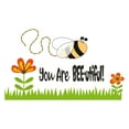 thumbnail image 2 of Children You are Bee-utiful Cute Animal Wall Decal Decoration Cute Cartoon little Bee motivational Quote Decal Lasts Years and Easily Removable - Size: 30 In(W) x 18 In(H), 2 of 5