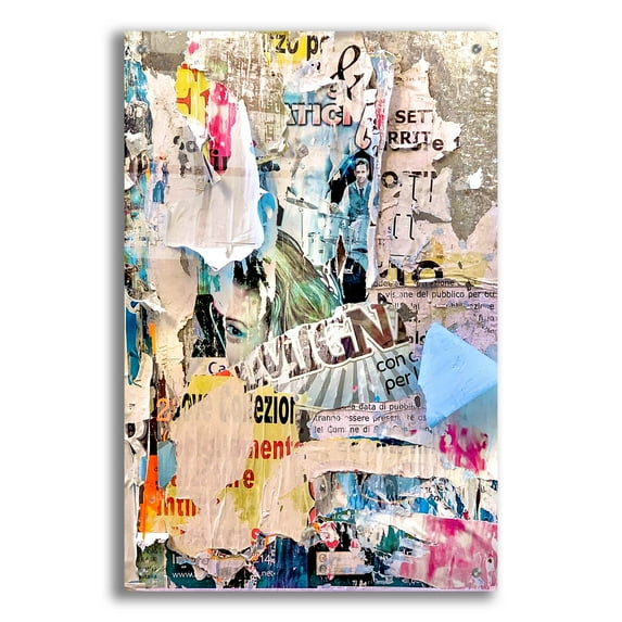 Epic Art 'Bus Poster Remnant Siena 5' by IMB, Acrylic Glass Wall Art, 24"x36"