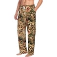 thumbnail image 6 of Logiee Animal Leopard Print Pajama Pants for Men,Men’s Pajama Bottoms,Mens PJ Pants with Pockets & Button Fly-3X-Large, 6 of 6