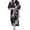 Black, variant on Sleepwear for Women Clothes Women Bathrobes Peacock Kimono Long Dressing Gown Japanese Robe Dress
