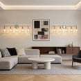 thumbnail image 3 of Deyidn 5-Light Bathroom Vanity Lights with Clear Glass Shades, 3 of 8