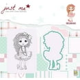 thumbnail image 2 of Nellie's Choice Just Me Stamp & Die Set Lady Girl, 2 of 2