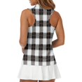 thumbnail image 6 of Sleeveless Golf Shirts for Women Tank Top Collared Zip, Athletic Quick Dry Polo Shirt for Golf and Tennis Black L, 6 of 6