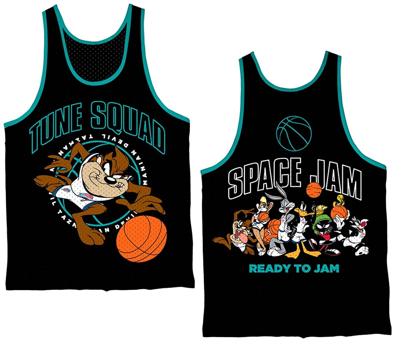 WB Bugs Bunny Hustle 24/7 Space Jam Basketball Jersey Tank Shirt New NOS XL  2015