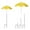Yellow A, variant on Upgraded Plant Umbrellas for Outdoor Plants, Larger Garden Plant Umbrella Shade with Adjustable Angle, 43.4" Higher Sun Shade for Plants, Potted Plant, Garden Beds (Straight Edges) Pink B