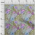 thumbnail image 2 of oneOone Polyester Spandex Olive Green Fabric Tropical Flamingo Craft Projects Decor Fabric Printed By The Yard 56 Inch Wide, 2 of 4