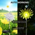 thumbnail image 3 of Outdoor Solar Garden Stake Lights Color Changing Decorative LED Stake Lamps In-ground Landscaping Lights for Garden Patio Yard Lawn Pathway Flower Bed Decor Decorations Figurine Sun Flower and Lily, 3 of 6