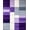 Purple Multi, Pattern 1, variant on ODIKA 8'x10' Washable Area Rug Durable, Non-Slip Purple Abstract Geometric Interlocking Blocks Ombre Gradient for Living Room, Under Sectional, Family