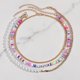 thumbnail image 1 of Collar con cuentas de flor de oso de goma rosa para mujer, Gargantilla de perlas asimétrica de mal de ojo, collares multicapa bohemios, joyería de fiesta Y2K Tan Jianjun unisex, 1 of 2