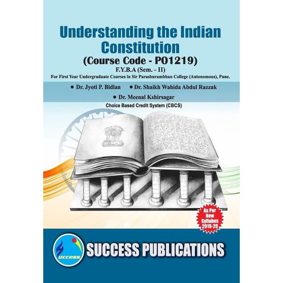 Understanding the Indian Constitution (POLITICS)(F.Y.B.A, S.P. College, Sem.-II), (Paperback)
