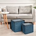 thumbnail image 6 of Home Organizer Foldable Fabric Storage Bin With Handle Glittery Background, 6 of 7