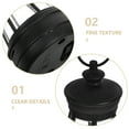 thumbnail image 3 of Beaupretty Garden Solar Lantern Black Hanging Light Outdoor Decorative Weatherproof Lighting, 3 of 6