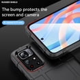 thumbnail image 5 of Case for Xiaomi Poco M4 Pro 5G, Heavy Duty Shockproof Military Grade Drop Tested Case Super Sturdy Bumper Rugged Cover for Xiaomi Poco M4 Pro 5G HD Black, 5 of 14