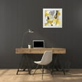 thumbnail image 3 of Vess, June Erica 15x15 White Modern Wood Framed Museum Art Print Titled - Citron Confetti II, 3 of 4