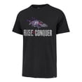 thumbnail image 2 of Men's '47  Black Baltimore Ravens Rise and Conquer Franklin T-Shirt, 2 of 3