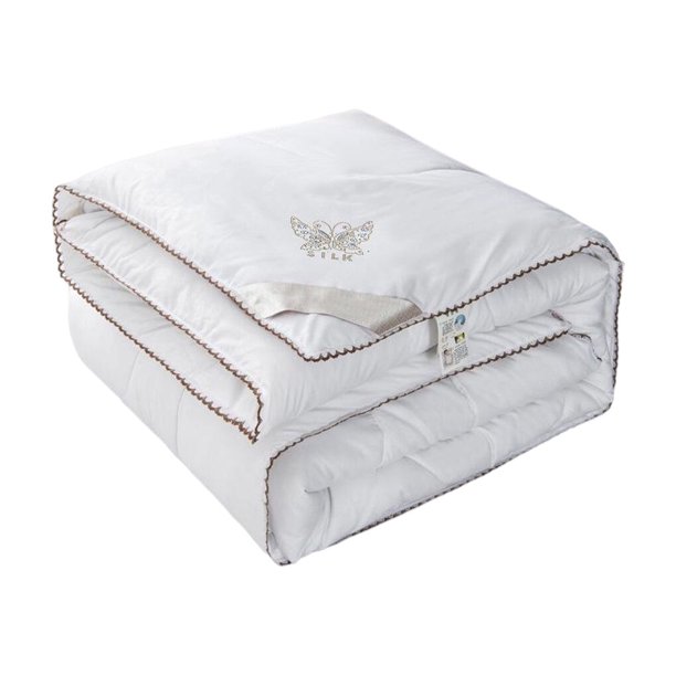Matsuzay Edredón de aire acondicionado de verano, manta acolchada fina de algodón lavable, doméstico, cama de Color sólido, sofá, Juegos de cama Blanco