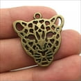 thumbnail image 5 of U8MO 4/10/30X leopard head Antique Silver Charms Pendants for Jewelry Making 28*26mm-Antique silver-30pcs, 5 of 6