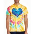 thumbnail image 2 of Wild Bobby, Cute Heart Shaped Couple Dolphins, Animal Lover, Tie-Dye Tees, Aurora, Large, 2 of 3