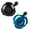 Blue+Black, variant on Classic Bike Bicycle Bell Horn for Adults, Men, Women, Kids, Girls and Boys, Mountain Bike Accessories, Black+Red