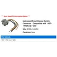 thumbnail image 2 of Instrument Panel Dimmer Switch Connector - Compatible with 1987 - 1996 Ford F-250 1988 1989 1990 1991 1992 1993 1994 1995, 2 of 2