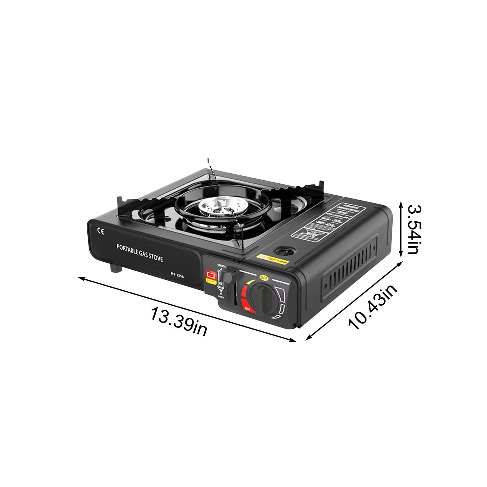 "QISIWOLE Portable Butane Stove,Dual Fuel Camping Stove For Propane & Butane, Portable Gas Stove With Single Burner, Piezo Ignition" Deals
