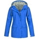 thumbnail image 1 of Chaqueta impermeable softshell para mujer, transpirable, plegable, ligera y de transición, con capucha para primavera, otoño, senderismo, trekking y ciclismo., 1 of 5
