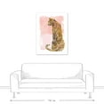 thumbnail image 3 of Creative Products Watercolor Leopard on Two Tone Blush 30x40 Canvas Wall Art, 3 of 5