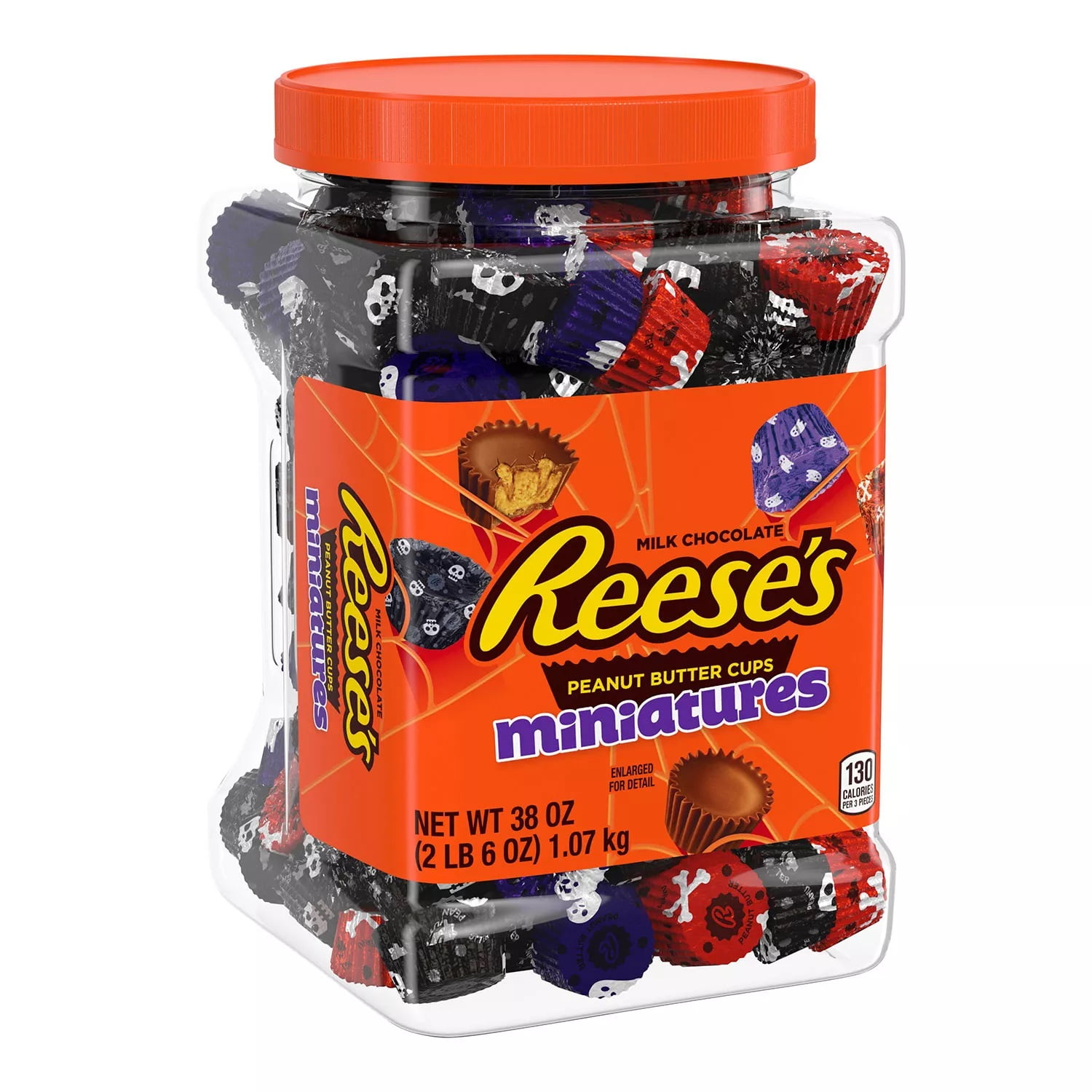 Reese's Miniatures Milk Chocolate Peanut Butter Cups Candy, Halloween