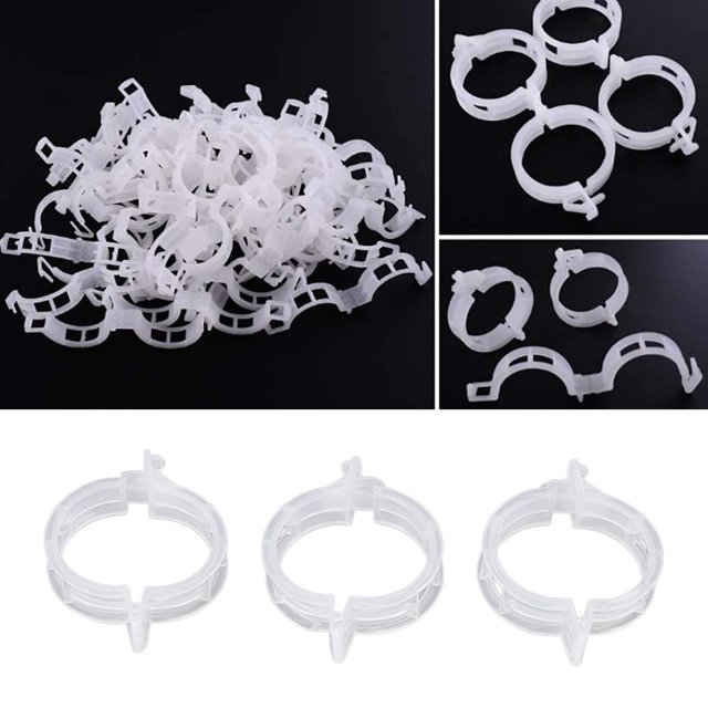 300 Clips De Plástico Para Tomates, Diseño De Pestaña De Liberación Rápida, Gran Cantidad De Clips De Soporte Para Plantas Para Varias Enredaderas, Se Cuelga Fácilmente De