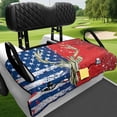 thumbnail image 4 of chaqlin American Flag Golf Cart Seat Easy to Clean, for Sports, Golf Cart Seat Covers, Compatible with Club Car EZGO, 4 of 8