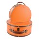 thumbnail image 1 of Estuche Organizador de Cosméticos Strade Fareast Limited 2 Piezas Cuero PU Naranja, 1 of 8