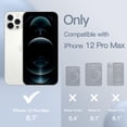 thumbnail image 2 of JETech Magnetic Silicone Case for iPhone 12 Pro Max 6.7-Inch, Compatible with MagSafe, Phone Cover with Camera Lens Full Protection (Light Blue), 2 of 6