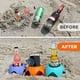 thumbnail image 2 of portavasos para bebidas Beach Sand Coasters Uarzt, paquete de 8, 2 of 8