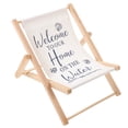 thumbnail image 1 of Artificial Beach Chair Model Landscape Wooden Beach Chair Mediterranean Style Decor, 1 of 6