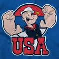 thumbnail image 2 of Popeye The Sailor Man USA Muscle Unisex Plus Size Tank Top Brisco Brands 3X, 2 of 5