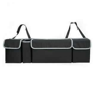 DSKKWS Lot De 2 Organiseurs De Siège Arrière De Voiture Pour Enfants, Protection De Siège De Voiture + 5 Poches De Rangement, Intérieur De Voyage (noir