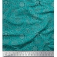 thumbnail image 1 of Soimoi polyester Crepe Fabric Flower Artistic Print Fabric by the Yard 52 Inch Wide, 1 of 3