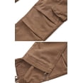 thumbnail image 6 of Men's Cotton Cargo Pants, Multi-Pocket Loose Fit Casual Work Pants for Men,Size 32-42, 6 of 7