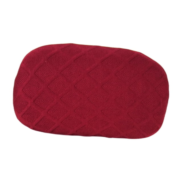 GUOOL Office Chair Head Pillow Covers Swivel Chair Pillow Covers Washable Red