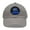 Grey / Black patch, variant on KIA Dad Hat with Leather Patch (Round)