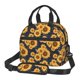 thumbnail image 1 of Disketp Navy Blue Plaid Sunflower Lonchera Térmica para Mujer y Hombre, Bolsa de Almuerzo Reutilizable e Impermeable para Trabajo, Viajes y Picnic, 1 of 7