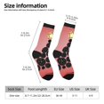 thumbnail image 2 of Bingfone Compression Socks for Women and Men Long Socks for Running Athletic Cycling Nurse- Happy New Year3, 2 of 6