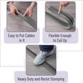 thumbnail image 5 of Bates- Floor Cord Cover, 30ft Cable Cover, Grey, Extension Cord Cover Floor, 5 of 8