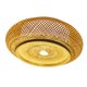 thumbnail image 2 of Lámpara de techo LED moderna, accesorio de iluminación decorativa, lámpara de bambú, cubierta de luz de para sala de estar, Hotel, cocina, 50cmx16cm Sunnimix Lámpara de techo, 2 of 8