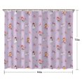 thumbnail image 5 of Pastel Princess Castle Pattern Shower Curtain 84"x72" ,Bathroom Decorative Shower Curtains Set with 12 Hooks,Modern Waterproof Washable Shower Curtain, 5 of 6