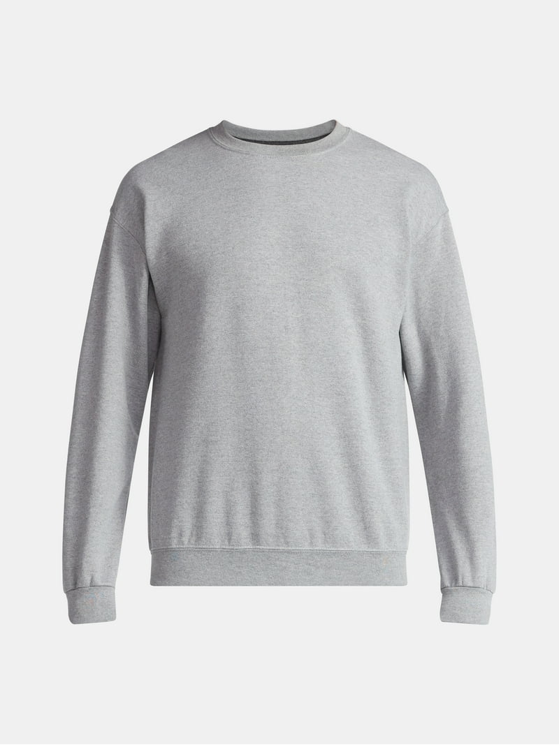 Athletic Works Men's and Big & Tall Men's Fleece Crewneck