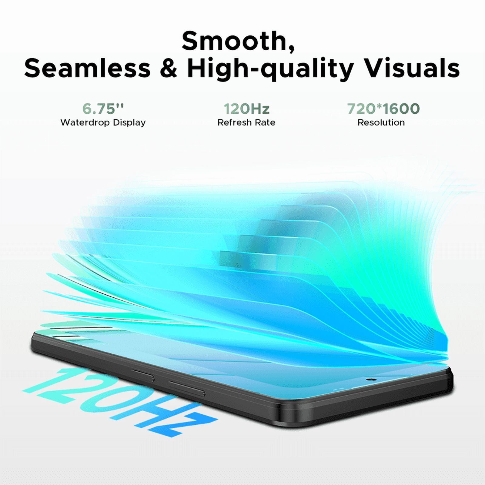 DOOGEE Note 59 Pro 5G Android 16 Unlocked Phone,32GB+256GB /TF 2TB Cell Phone,6.75" HD+120Hz,6250mAh Battery,16MP+8MP,5G Dual SIM Android Phone,Octa Core/Face & Fingerprint Unlock/Widevine L1/NFC/GPS