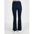 thumbnail image 4 of Flared Denim Trousers Navy Blue, 4 of 5